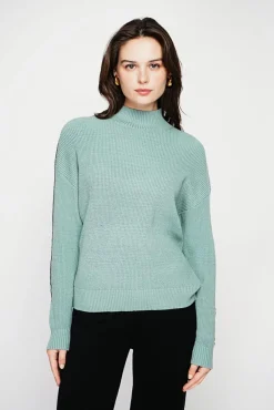Clearance C&Jo Pull col montant jade
