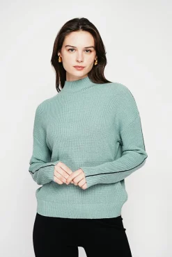 Clearance C&Jo Pull col montant jade
