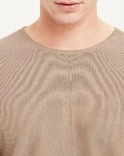 Homme Replay Pull col rond Wash beige