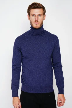 Best C&Jo Pull col roulé bleu nuit