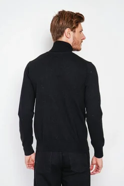 C&Jo Pull col roulé noir