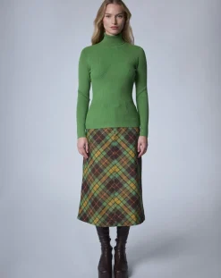 Sale Manoush Pull col roulé Petite Côte vert