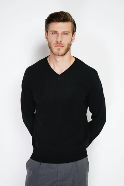 Sale C&Jo Pull col V noir