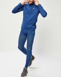 Odlo Pull col zippé Berra bleu