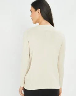 Femme Lauren Vidal Pull Cosy lait