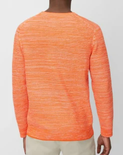 Marc O'Polo Pull Coton Mouliné orange