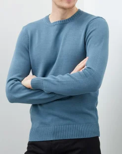 Homme Hackett London Pull crew col rond sage