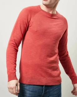 Sale Hartford Pull Crew Slub rouge