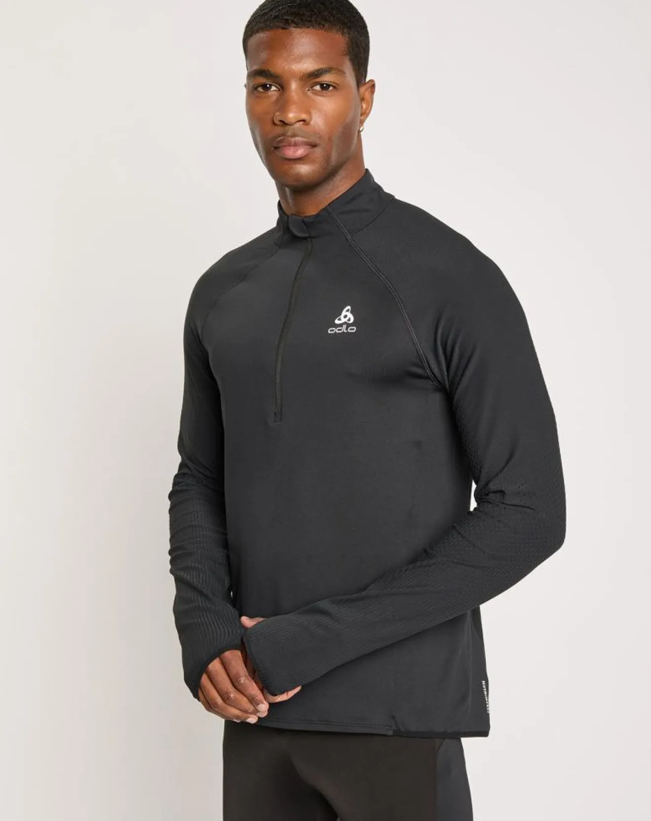 Hot Odlo Pull de running 1/2 zip Zeroweight noir