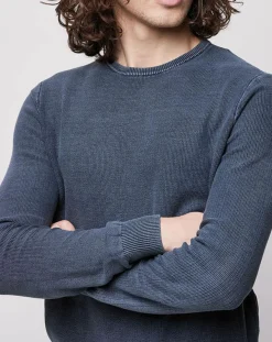 Homme North Sails Pull délavé bleu marine