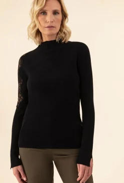 New Bleu Blanc Rouge Pull Doti noir