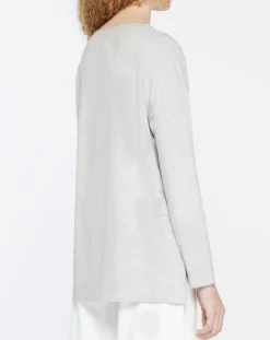 Femme Yerse Pull Elsa gris clair