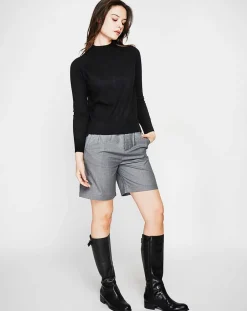 Femme Cachemire & Jo Pull Emilie noir