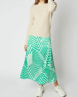 Hot An'ge Pull Emma en Maille mélangée beige