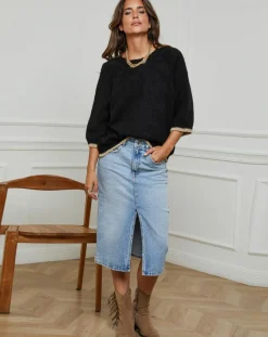 Sale L'Armoire de Suzette Pull Emma noir