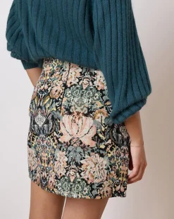 Femme Garance Paris Pull en Angora mélangé Timothe émeraude