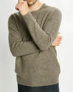 Best Galeries Lafayette Pull en Cachemire & Laine Meps col rond gris