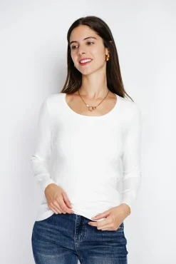 Outlet Assuili Pull en Cachemire mélangé col rond naturel