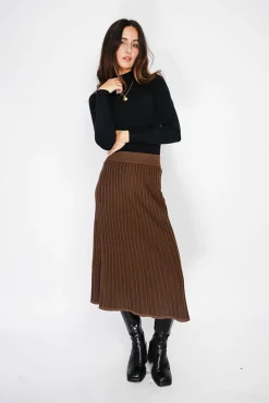 Femme Assuili Pull en Cachemire mélangé col montant noir