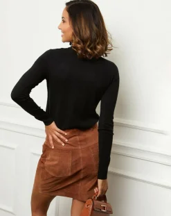 Clearance Soft Cashmere Pull en Cachemire mélangé Ilyana noir