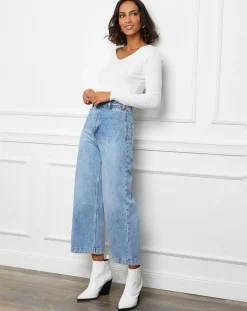 Clearance Soft Cashmere Pull en Cachemire mélangé Liah blanc