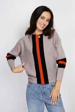 Clearance Assuili Pull en Cachemire mélangé ras du cou désert