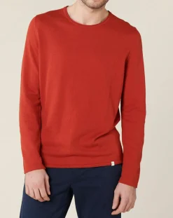 Discount Harris Wilson Pull en Coton & Laine Adelin cerise