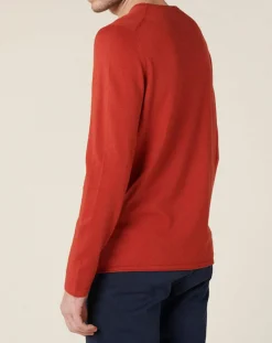 Discount Harris Wilson Pull en Coton & Laine Adelin cerise