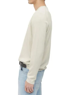 Homme Marc O'Polo Pull en Coton & Soie beige