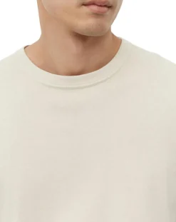 Homme Marc O'Polo Pull en Coton & Soie beige