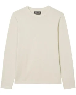 Homme Marc O'Polo Pull en Coton & Soie beige