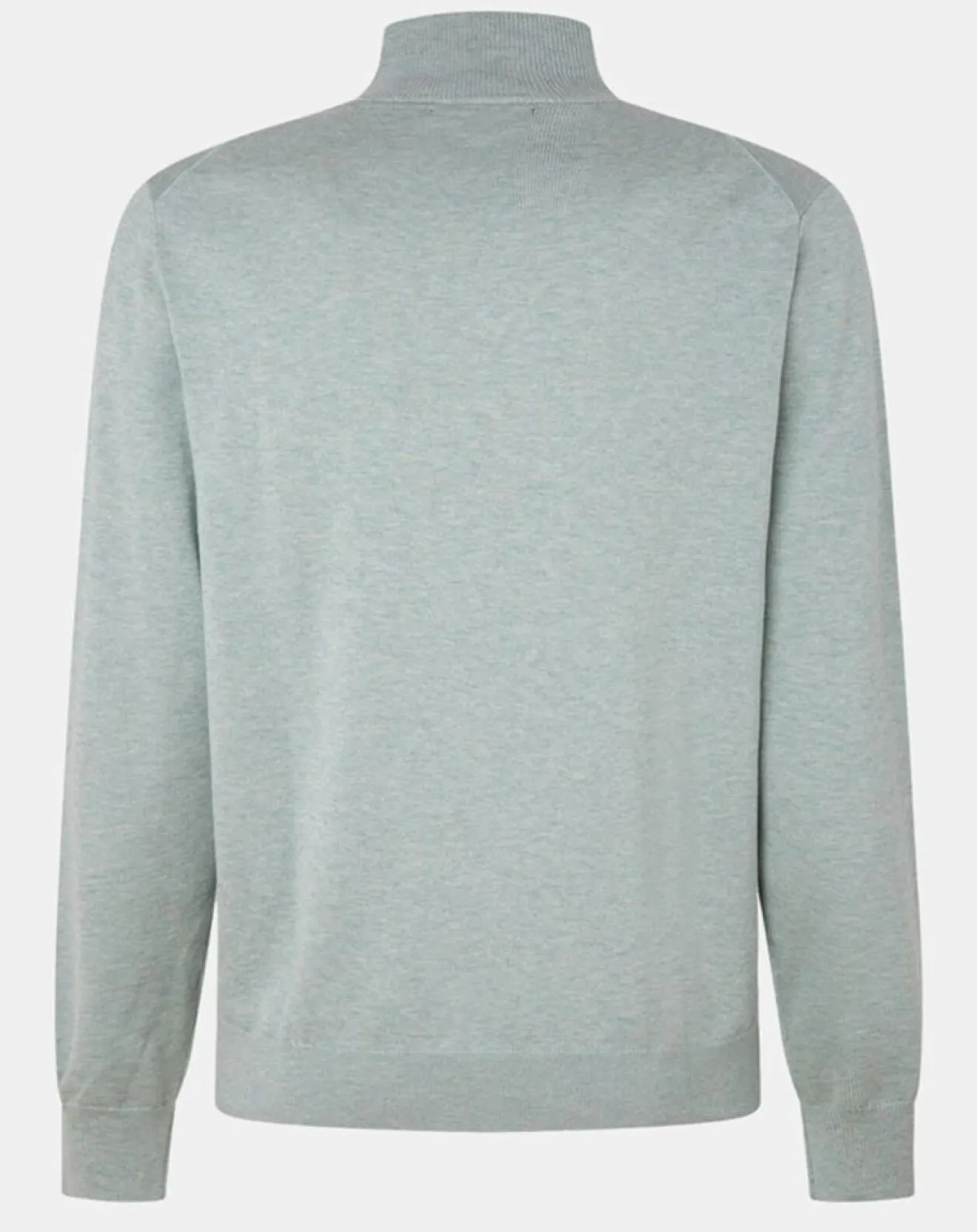 Homme Hackett London Pull en Coton & Soie col camionneur vert moyen