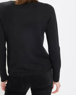 Femme Marc O'Polo Pull en Coton, Laine & Alpaga mélangés Basique noir