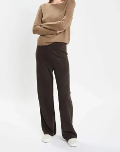 Best Marc O'Polo Pull en Coton, Laine & Alpaga mélangés Basique marron