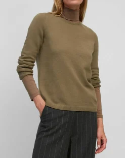 Best Marc O'Polo Pull en Coton, Laine & Alpaga mélangés Basique marron