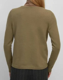 Best Marc O'Polo Pull en Coton, Laine & Alpaga mélangés Basique marron