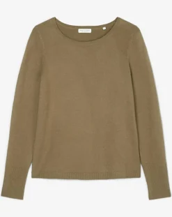 Best Marc O'Polo Pull en Coton, Laine & Alpaga mélangés Basique marron