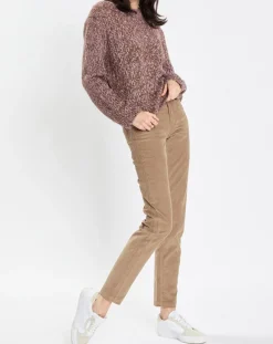 Online Marc O'Polo Pull en Laine & Alpaga mélangés marron