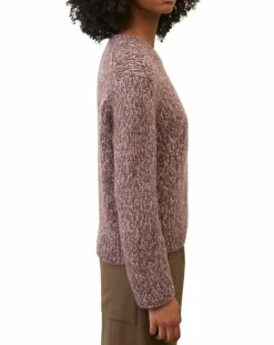Online Marc O'Polo Pull en Laine & Alpaga mélangés marron