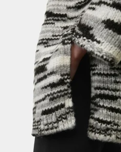 Femme Marc O'Polo Pull en Laine & Alpaga mélangés noir/gris