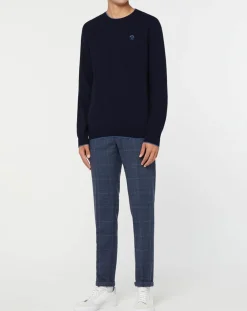 Homme North Sails Pull en Laine & Cachemire mélangés col rond bleu marine