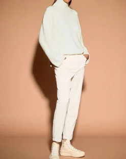 Hot Galeries Lafayette Pull en Laine & Cachemire Sydney écru