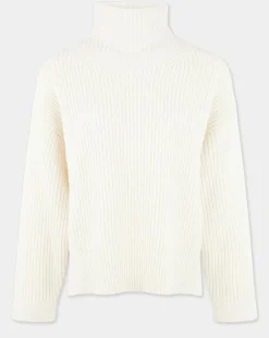 Hot Galeries Lafayette Pull en Laine & Cachemire Sydney écru