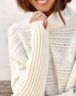 Best Lauren Vidal Pull en Laine & Cachemire Nox crème