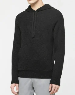 Best Hackett London Pull en Laine & Cachemire Hoodie noir