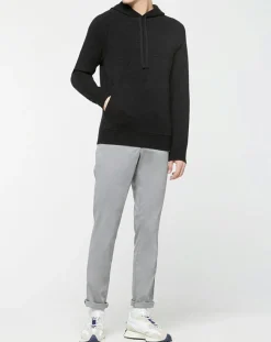 Best Hackett London Pull en Laine & Cachemire Hoodie noir