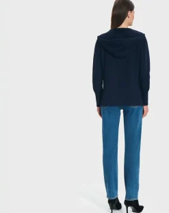 Femme Zapa Pull en Laine & Coton Novalie nocturne