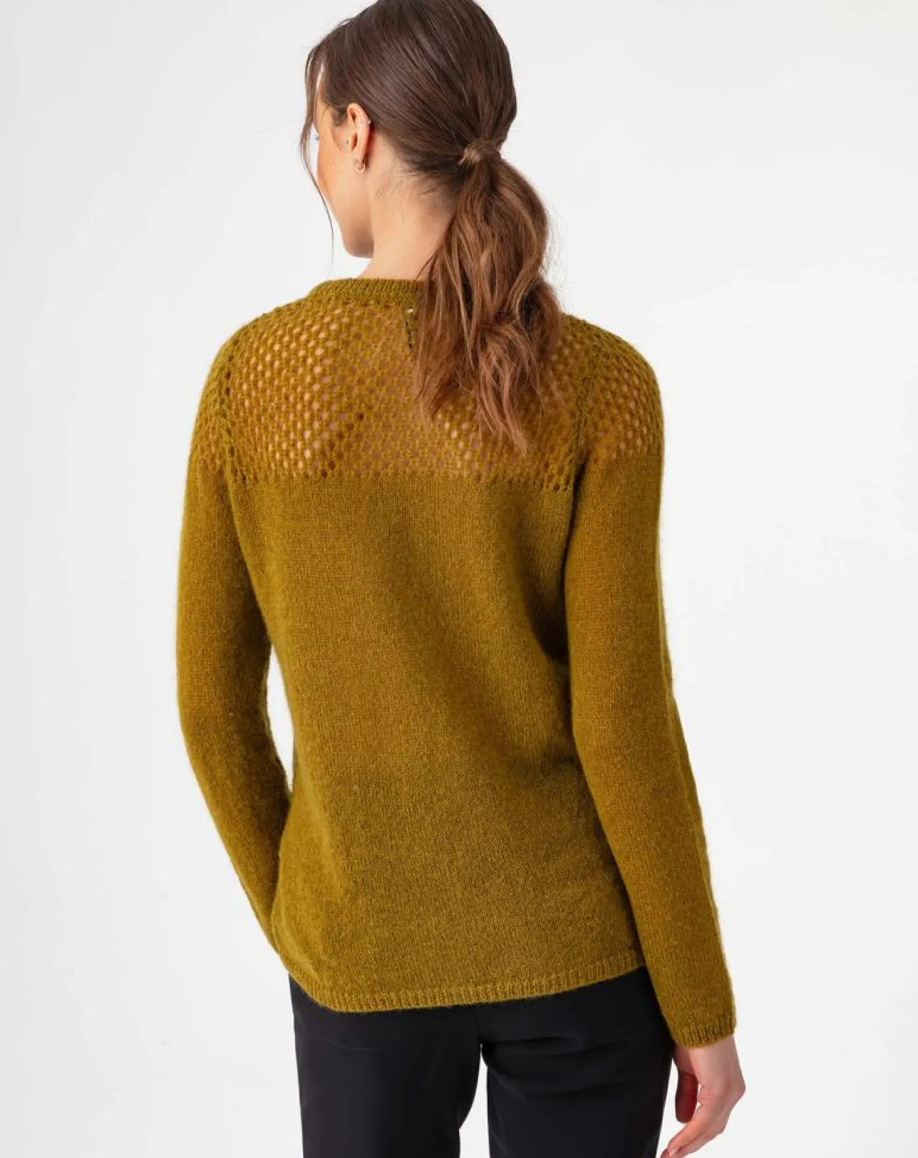 Best Indies Pull en Laine & Mohair mélangés Cleo curry