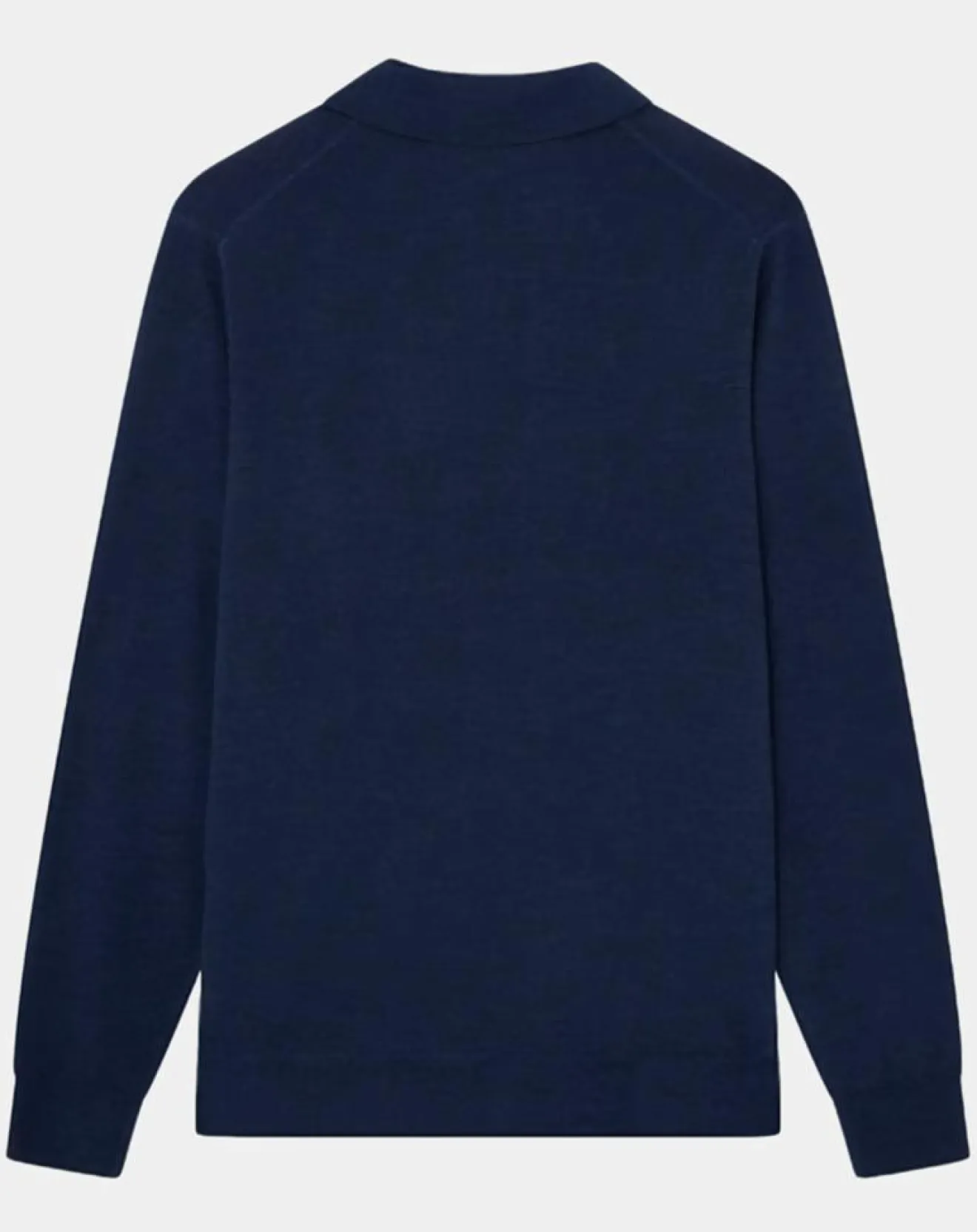 Best Hackett London Pull en Laine & Soie col polo bleu