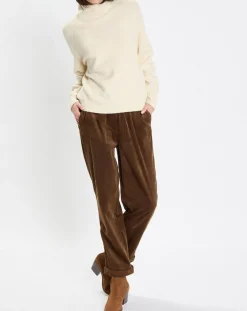 Best Marc O'Polo Pull en Laine bouclée col cheminé écru